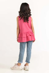 Toddler Girl Hot Pink Dress 231-614-006