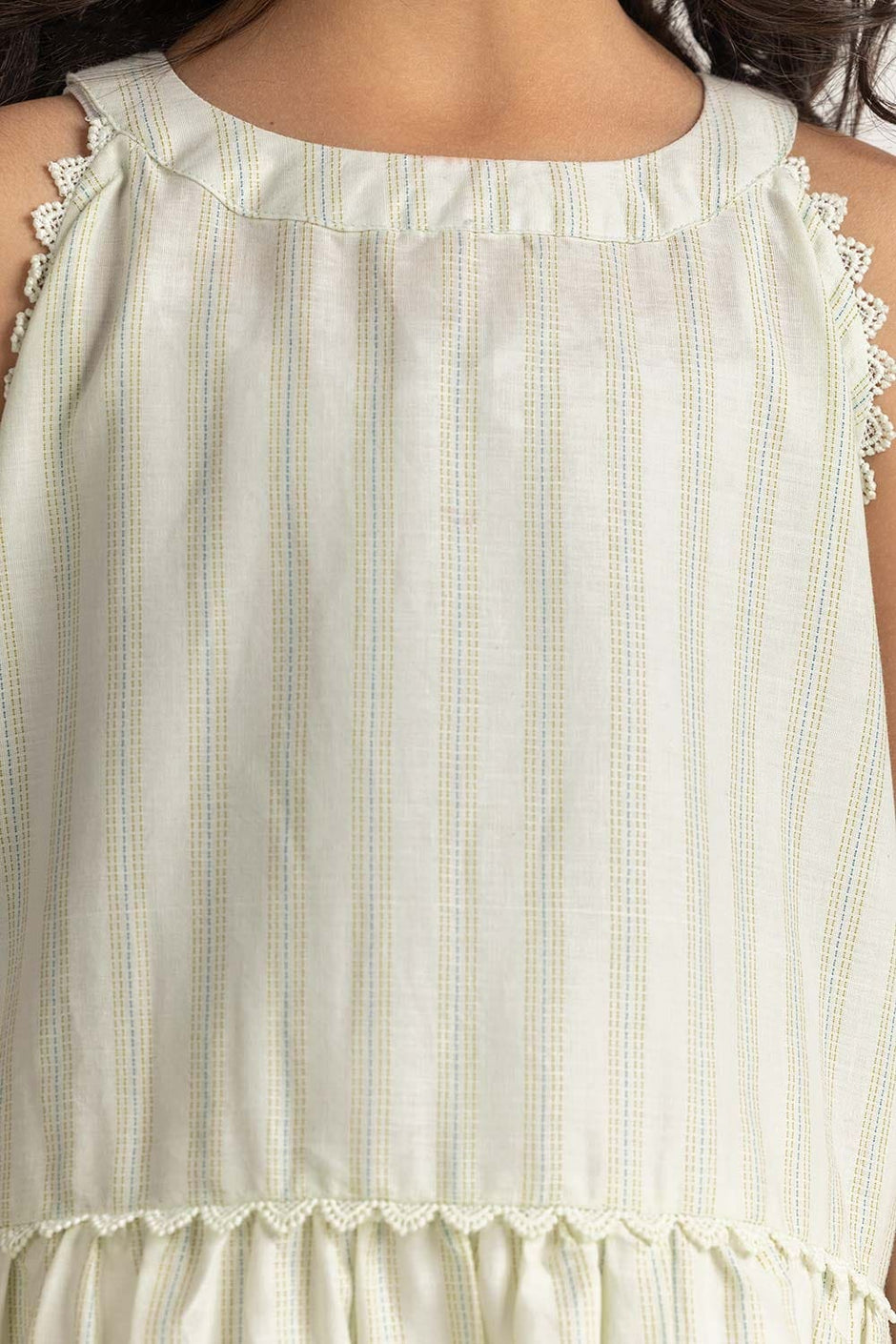 Toddler Girl Ivory Dress TG-BLS-SS24-012