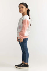 Toddler Girl Multi Basic Sweatshirt TG- SWS-WS23-001