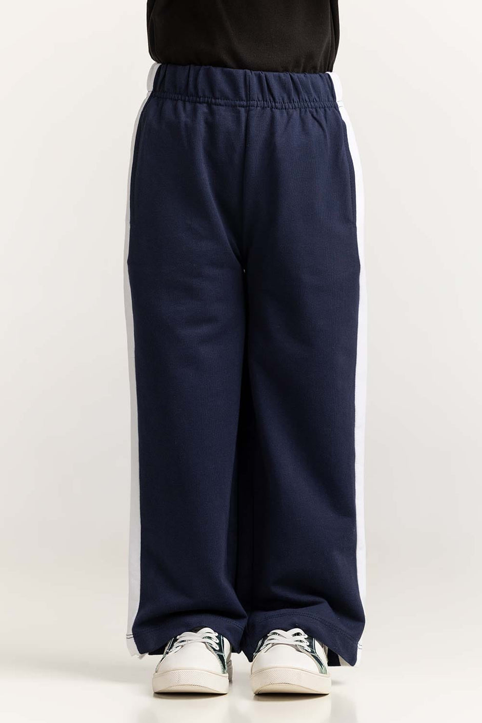 Toddler Girl Navy Blue Basic Trouser TG-TRKN-SS24-007