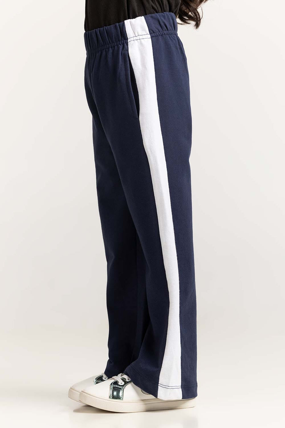Toddler Girl Navy Blue Basic Trouser TG-TRKN-SS24-007