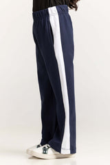 Toddler Girl Navy Blue Basic Trouser TG-TRKN-SS24-007