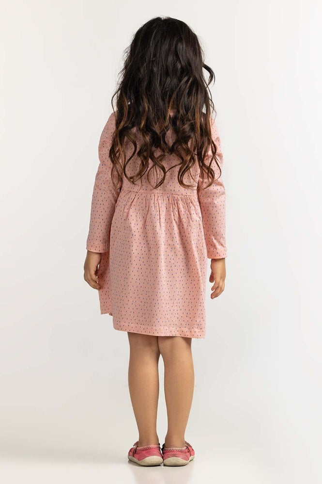 Toddler Girl Peach Basic Top TG- DRS-WS23-002
