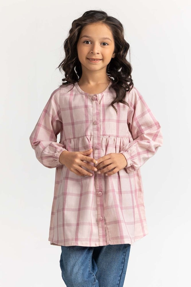 Toddler Girl Pink Basic Blouse TG-BLSWS23-001