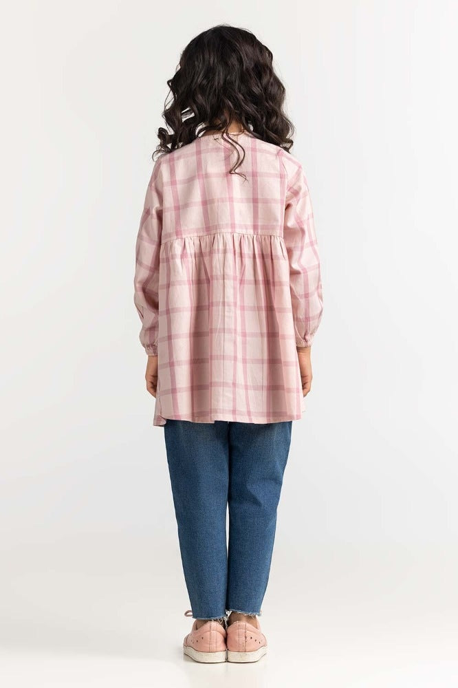 Toddler Girl Pink Basic Blouse TG-BLSWS23-001