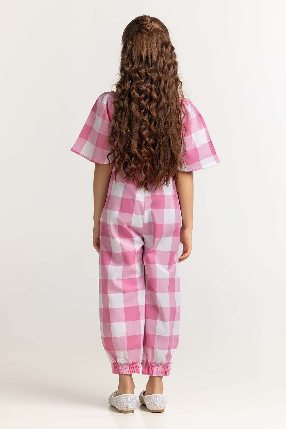 Toddler Girl Pink Basic Jump Suit TG-JPS-SS24-007