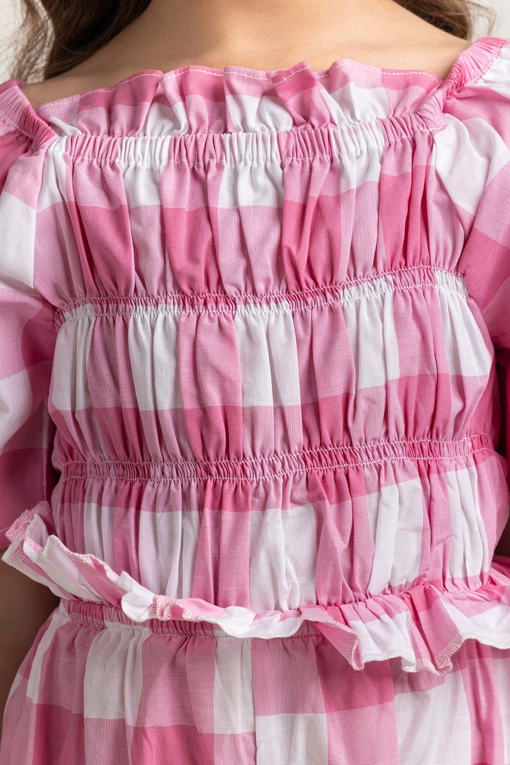 Toddler Girl Pink Basic Jump Suit TG-JPS-SS24-007