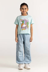 Toddler Girl Pink Printed Tee TG-TS-SS24-012