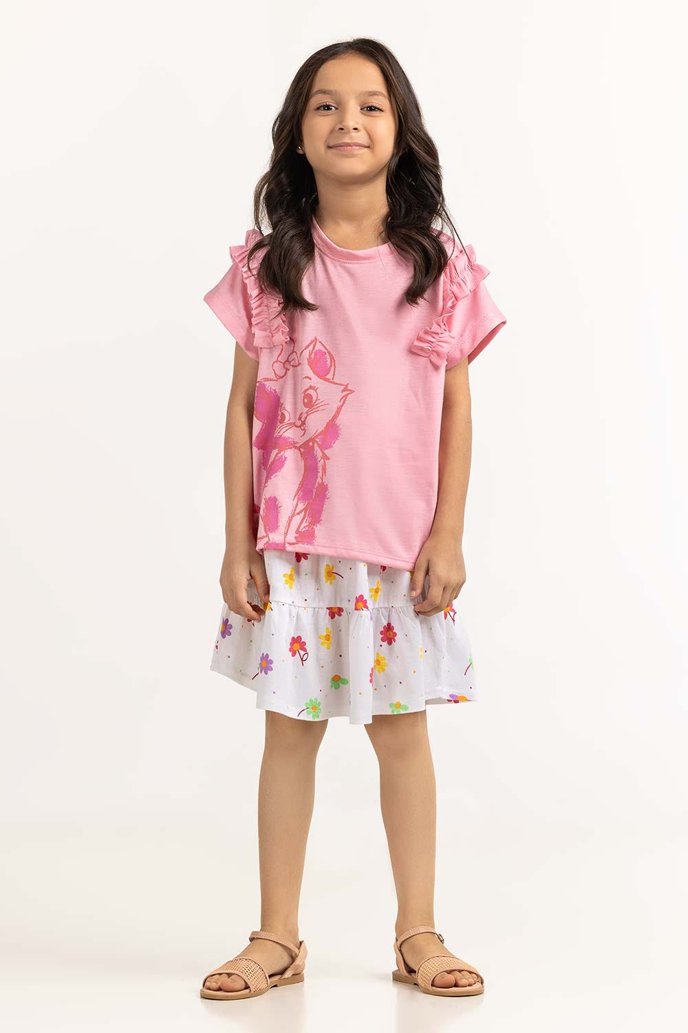 Toddler Girl Pink T-Shirt 231-613-017
