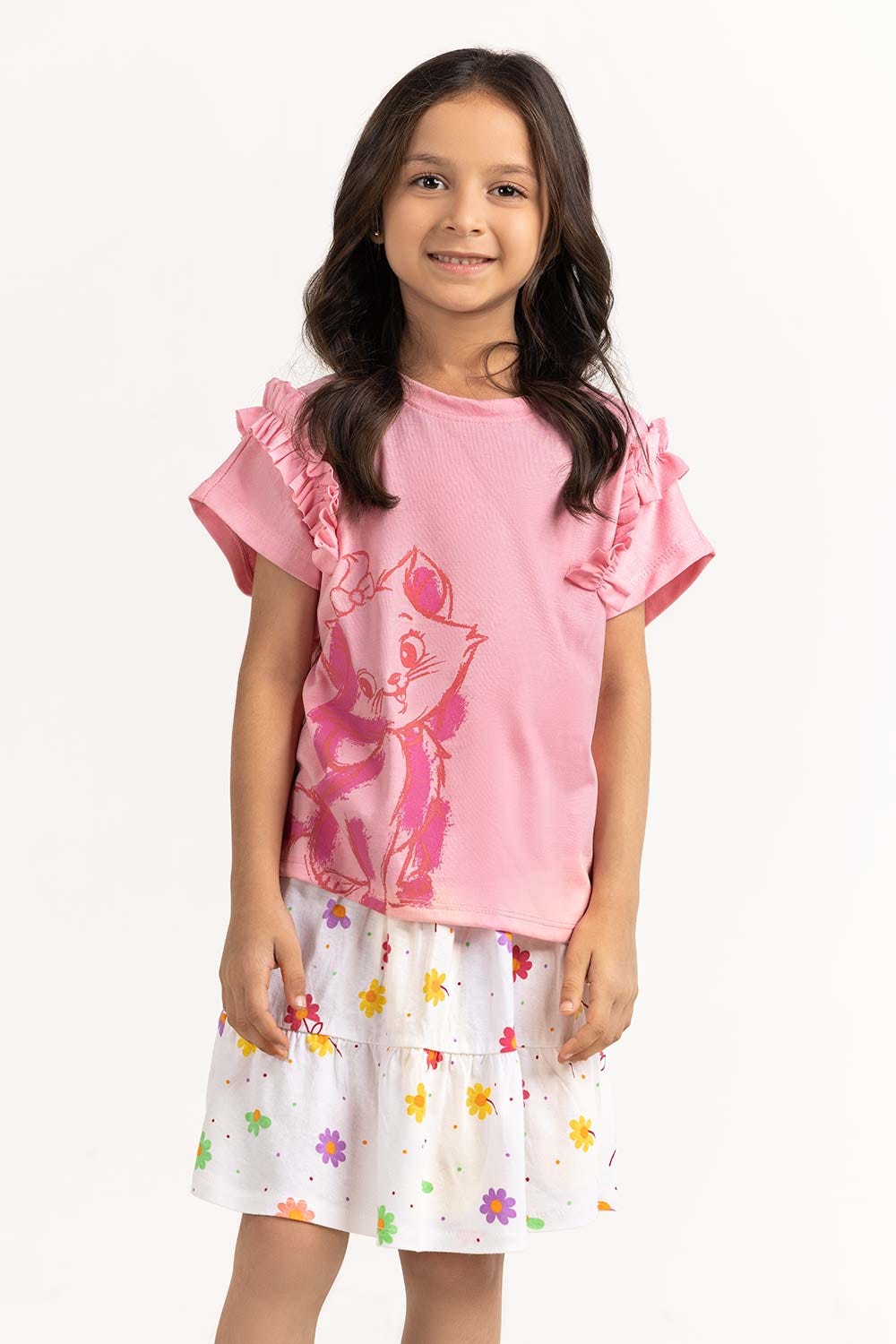 Toddler Girl Pink T-Shirt 231-613-017