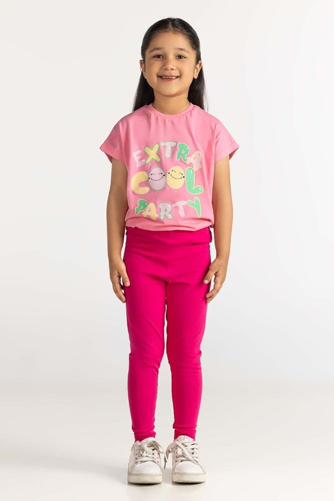 Toddler Girl Pink Trouser TG-TRKN-SS24-012