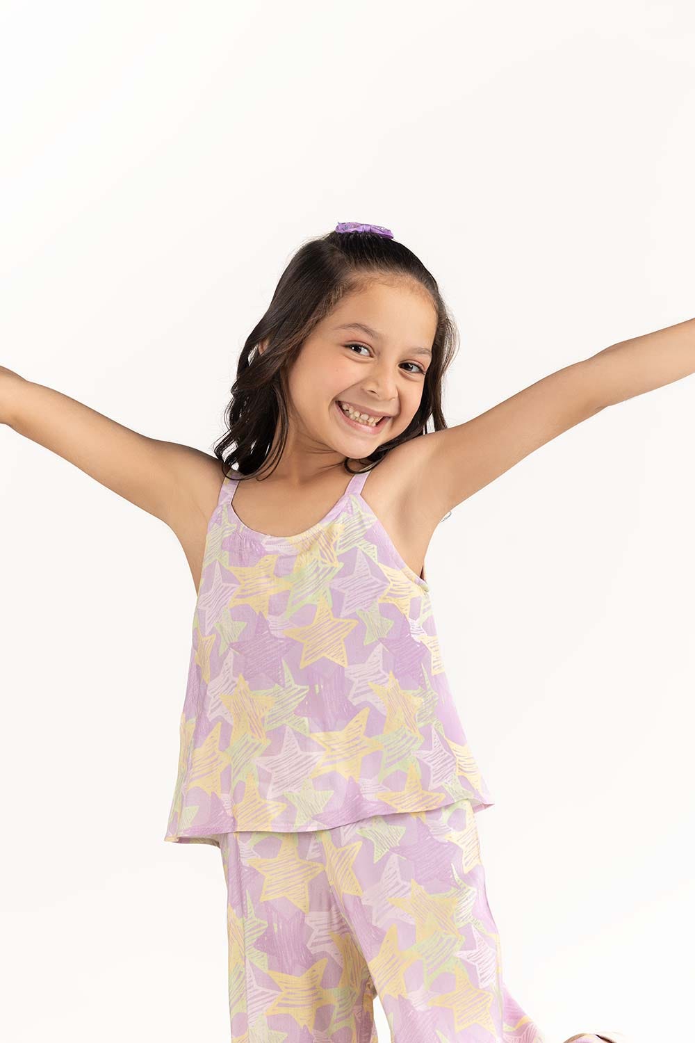 Toddler Girl Purple Jumpsuit 231-615-201