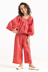 Toddler Girl Red Shirt TGWS-2210032 A