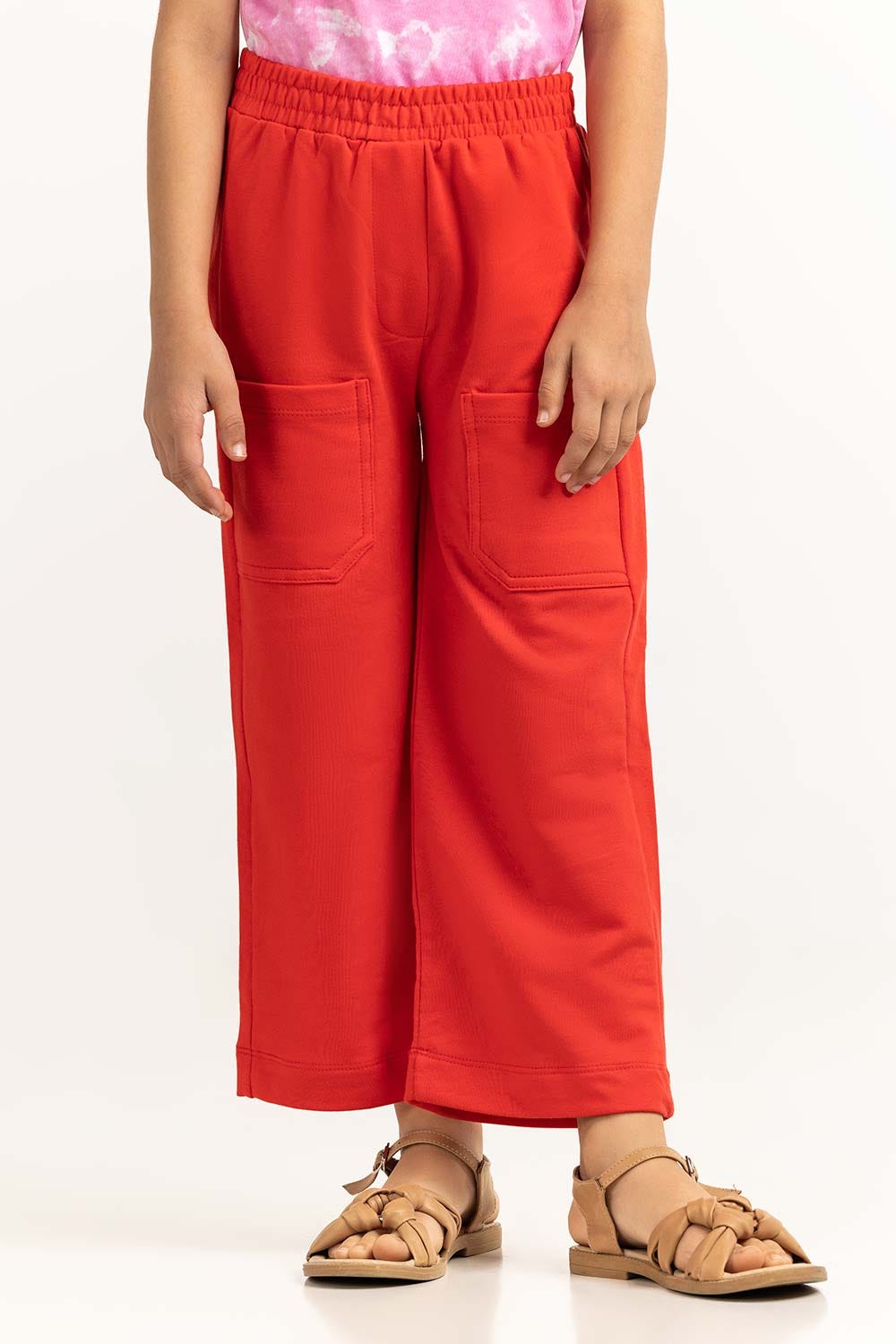 Toddler Girl Red Trouser 231-620-016
