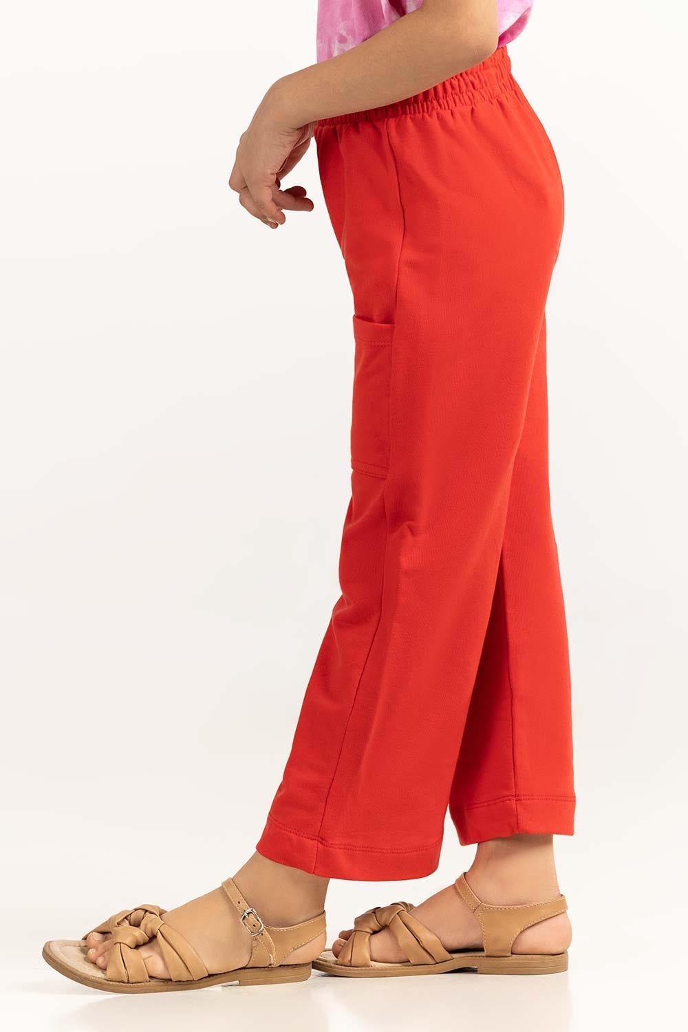 Toddler Girl Red Trouser 231-620-016