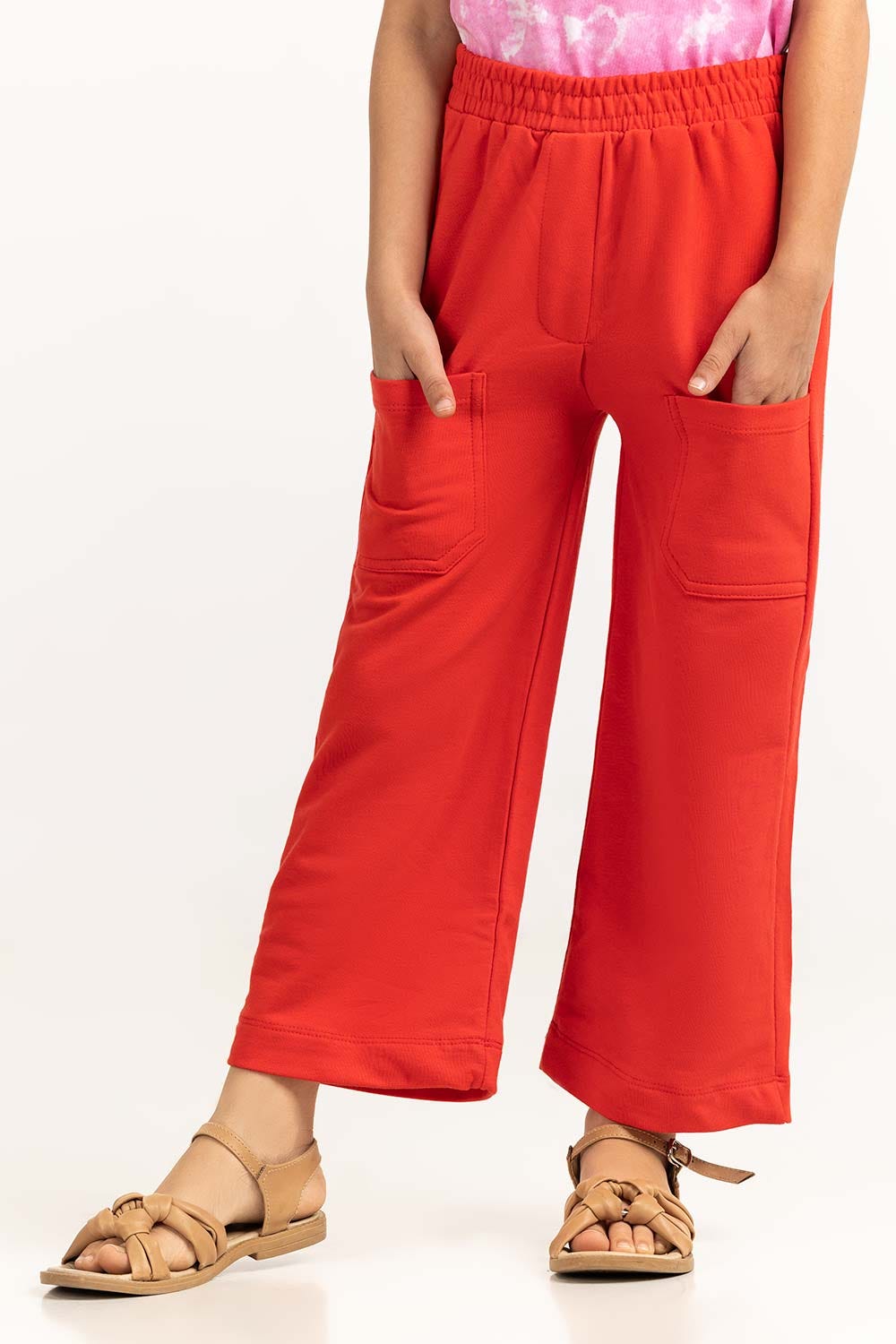 Toddler Girl Red Trouser 231-620-016