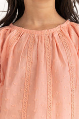 Toddler Girl Salmon Blouse 231-617-031