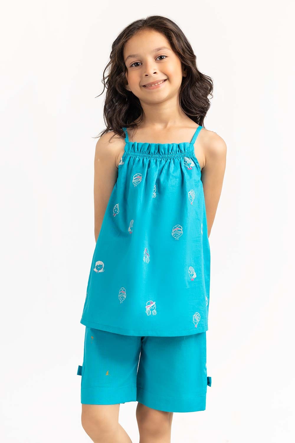 Toddler Girl Turquoise Blouse 231-616-201 T