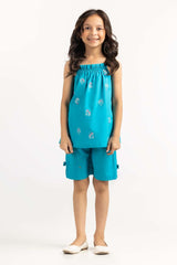 Toddler Girl Turquoise Blouse 231-616-201 T