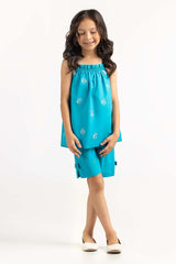 Toddler Girl Turquoise Blouse 231-616-201 T