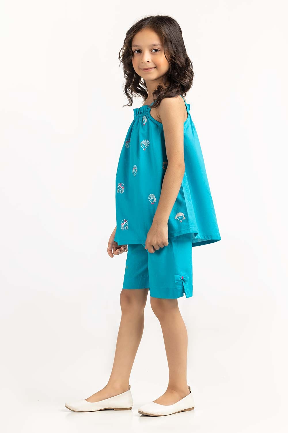 Toddler Girl Turquoise Blouse 231-616-201 T