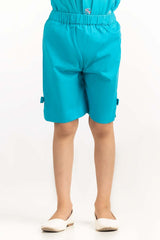 Toddler Girl Turquoise Short 231-616-201 B
