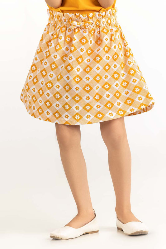 Toddler Girl Yellow Co-Ord Bottom 231-616-020 B