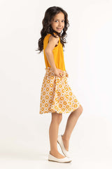 Toddler Girl Yellow Co-Ord Top 231-616-020 T