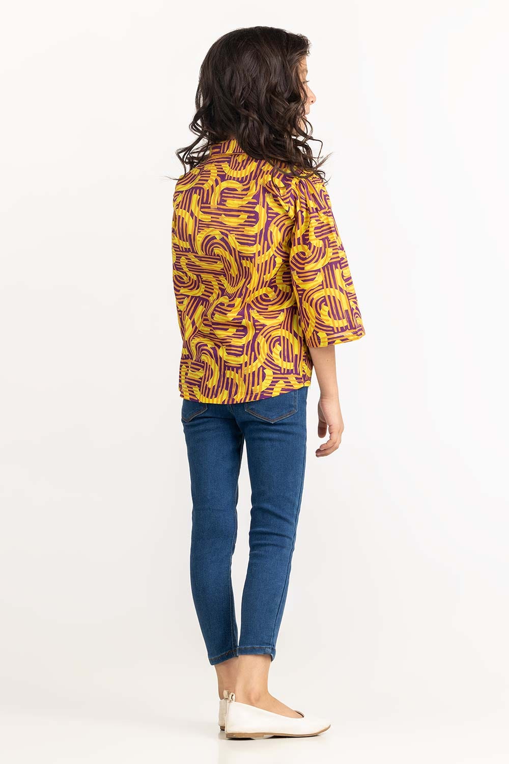 Toddler Girl Yellow Shirt 231-617-003