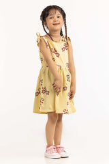Toddler Girl Pastel Yellow Dress 231-614-016
