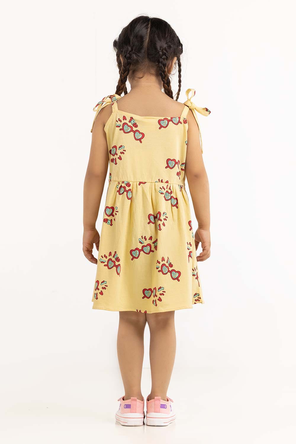 Toddler Girl Pastel Yellow Dress 231-614-016