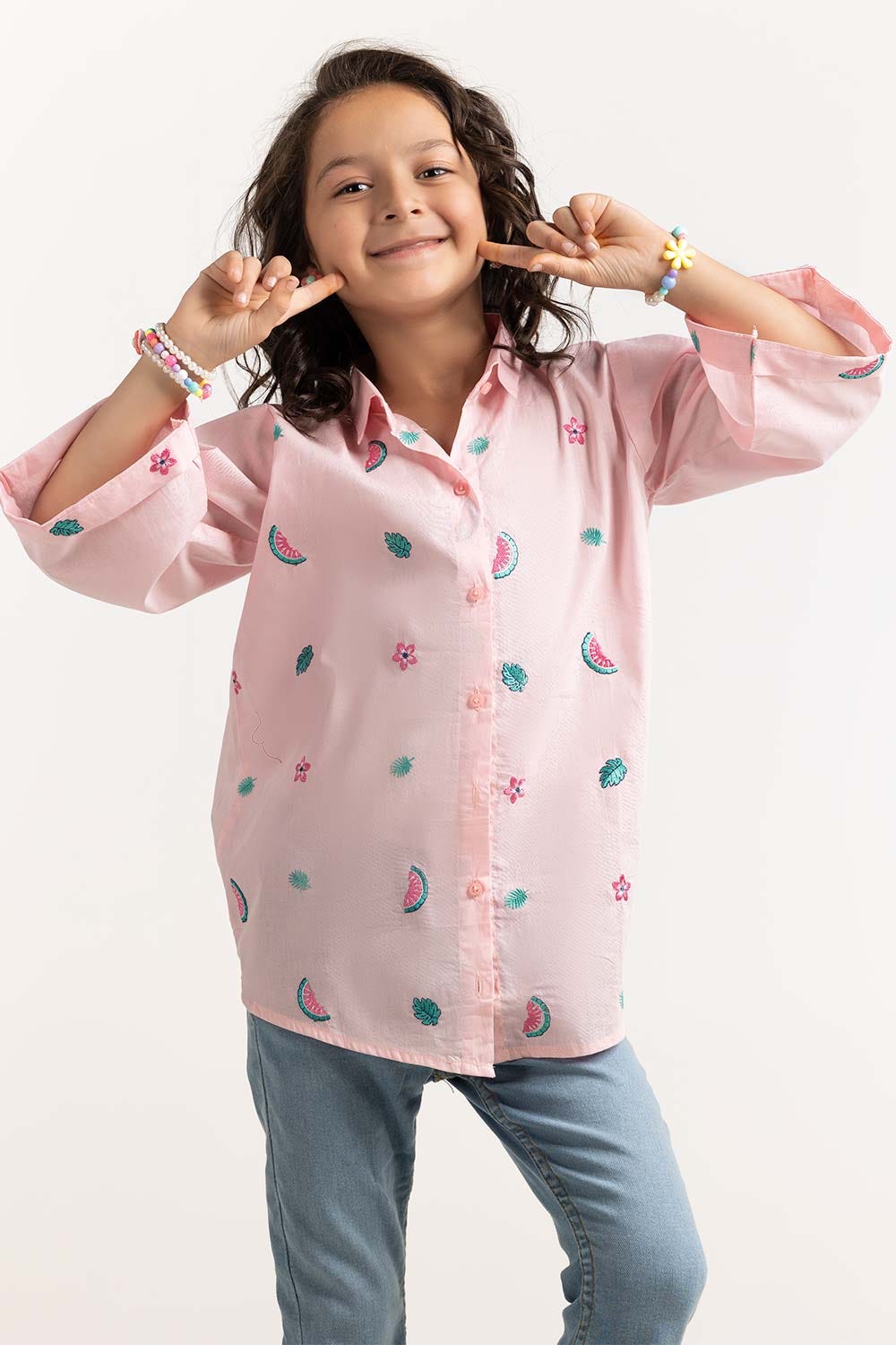 Toddler Girl Pink Shirt TGWT-2210021 B