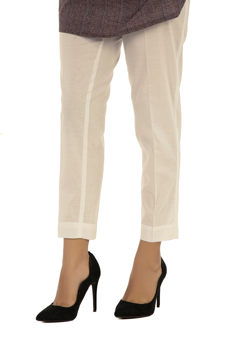 Off White 1 Piece Cambric Trouser TR-18-07