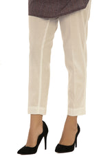 Off White 1 Piece Cambric Trouser TR-18-07