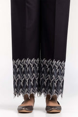 Black Cambric Festive Trousers TR-21-130