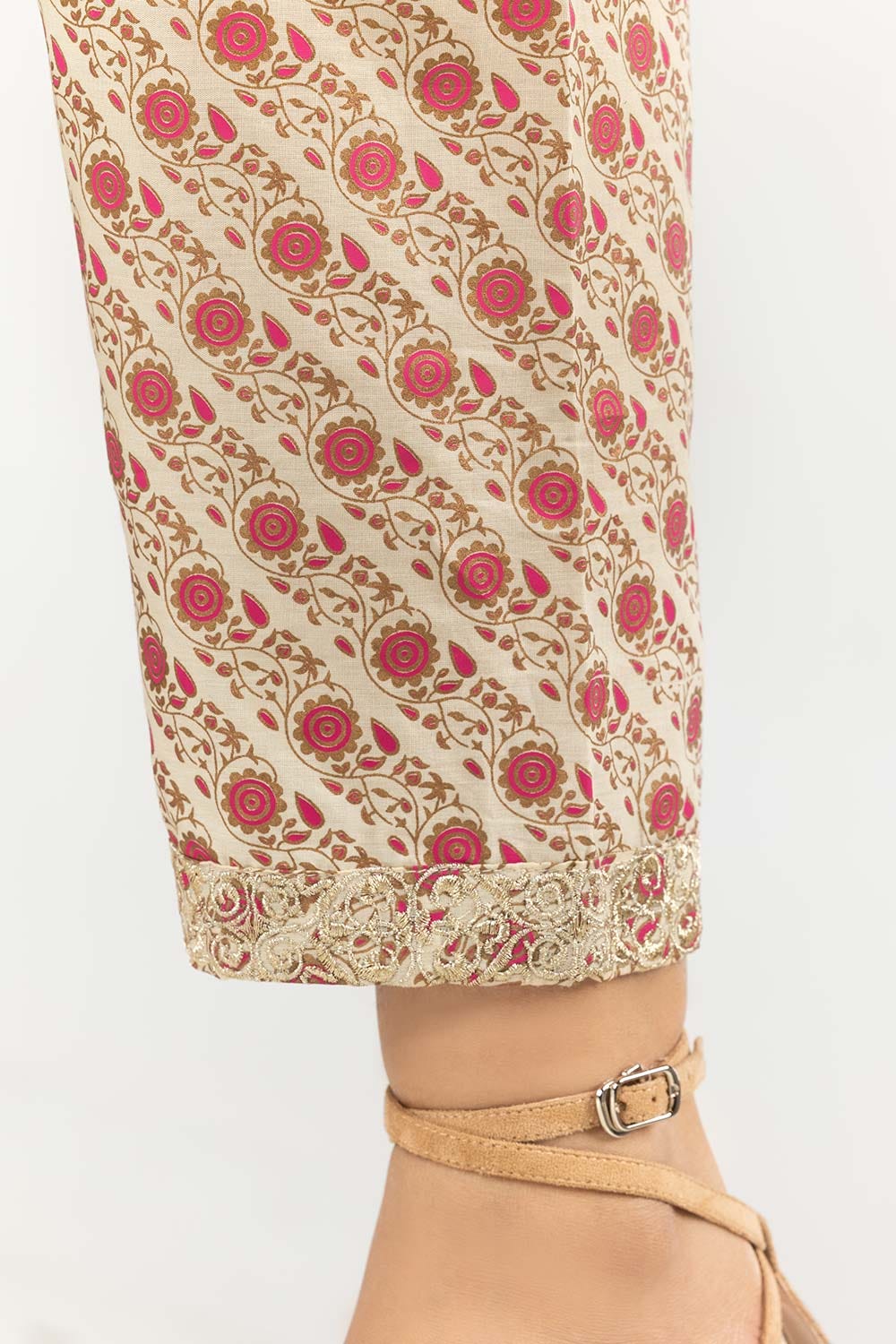 Screen Printed Cambric Shalwar TR-21-97 B