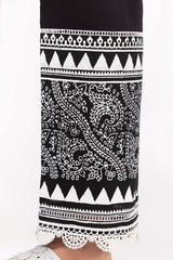 Black Cambric Fashion Trousers