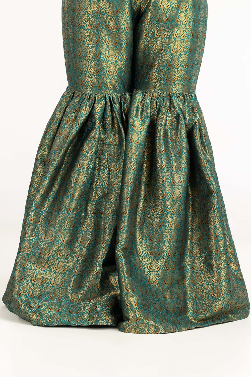 Green Jamawar Trousers TR-22-205