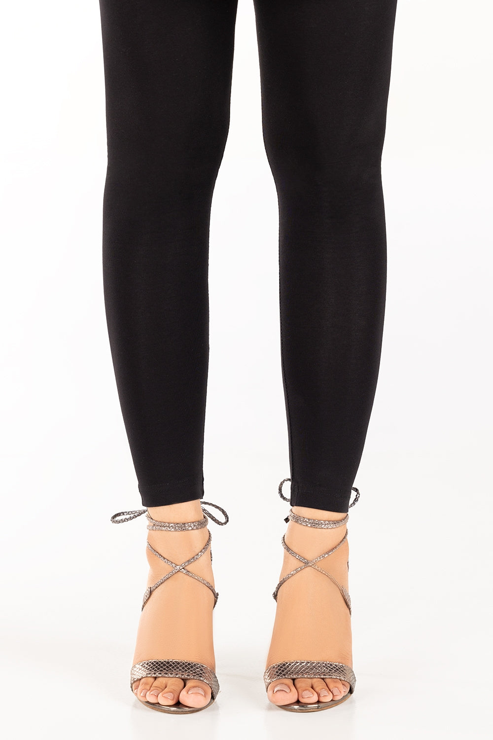 Black Jersey Tights TR-22-50
