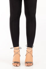 Black Jersey Tights TR-22-50