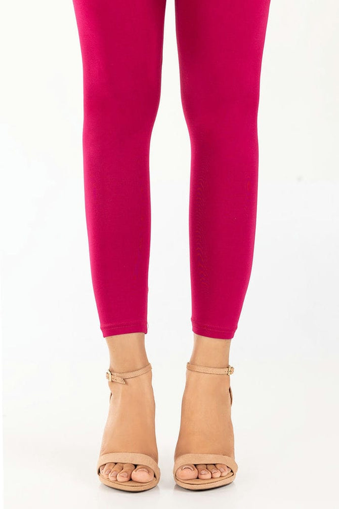 Hot Pink Jersey Tights TR-22-50