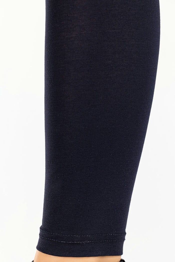 Navy Jersey Tights TR-22-50