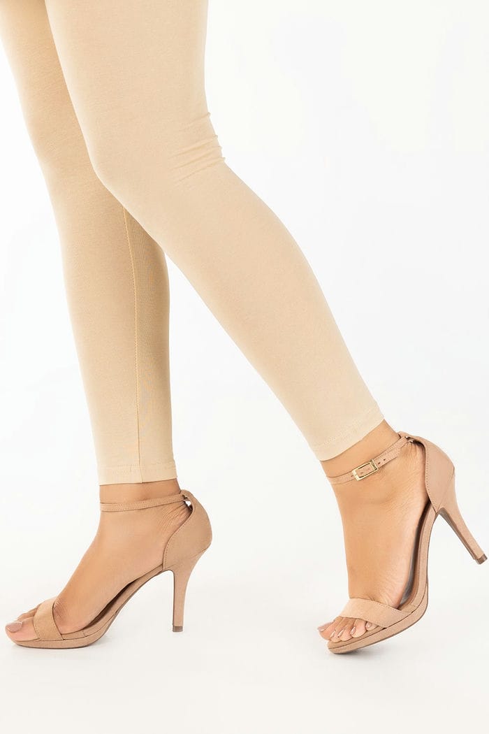 Beige Jersey Tights TR-22-50