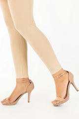 Beige Jersey Tights TR-22-50