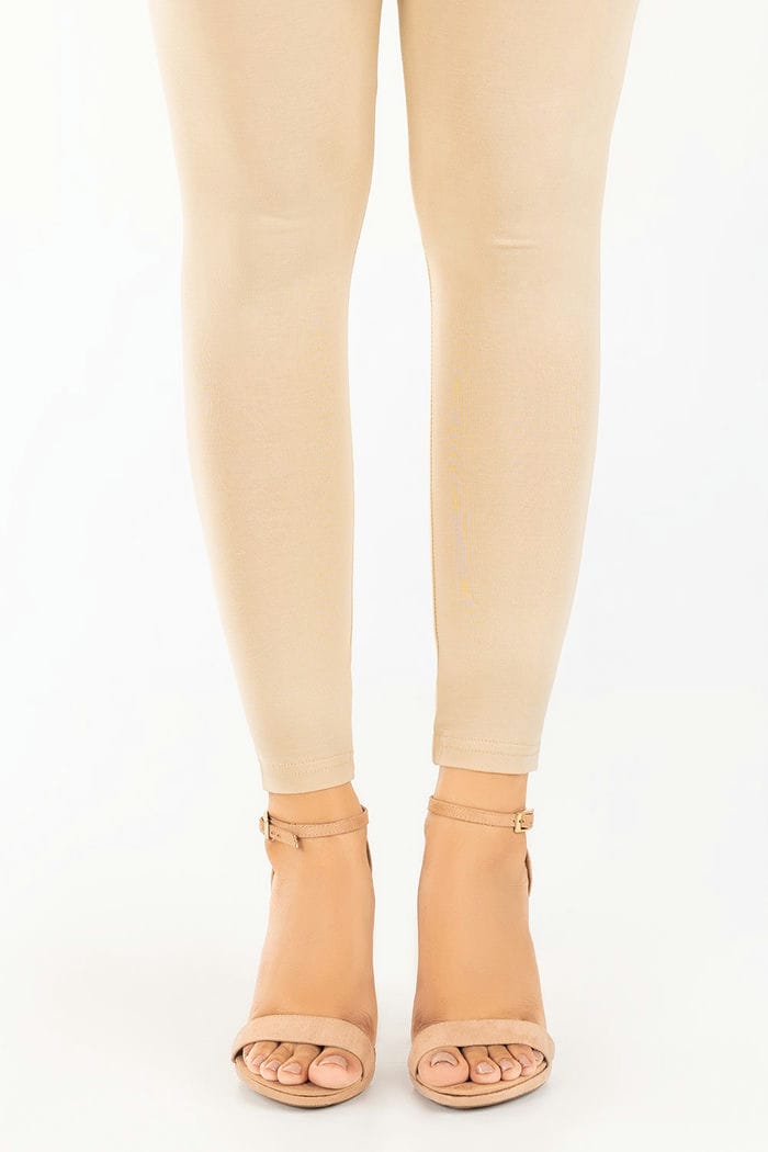 Beige Jersey Tights TR-22-50