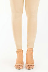 Beige Jersey Tights TR-22-50
