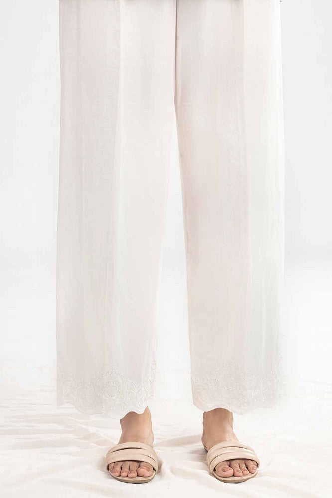 Unstitched Embroidered Cambric Trouser TR-42001