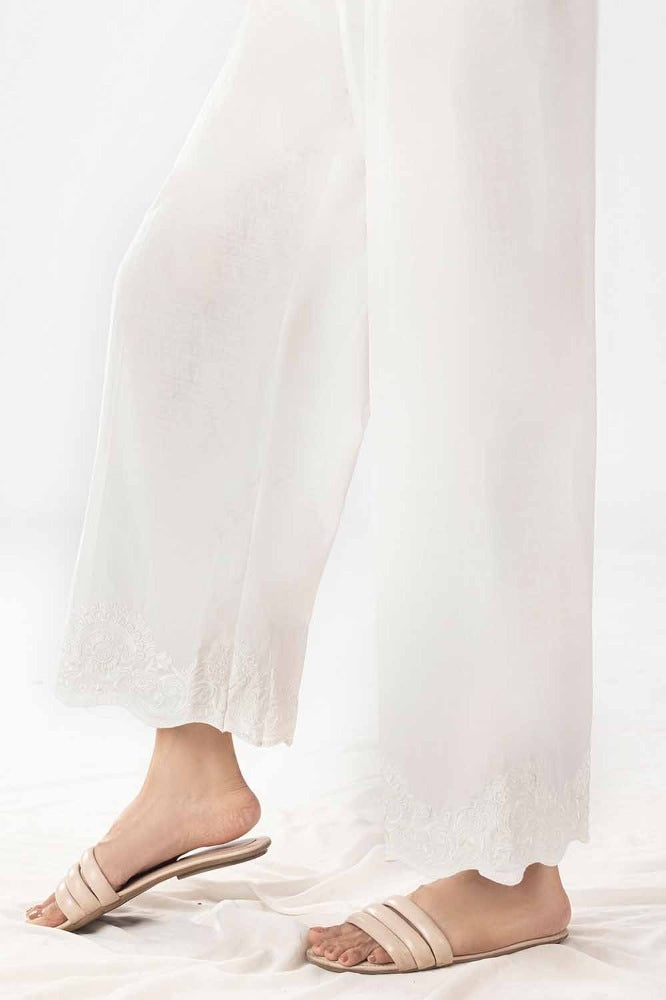 Unstitched Embroidered Cambric Trouser TR-42001