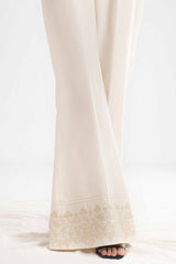 Unstitched Embroidered Cambric Trouser TR-42002