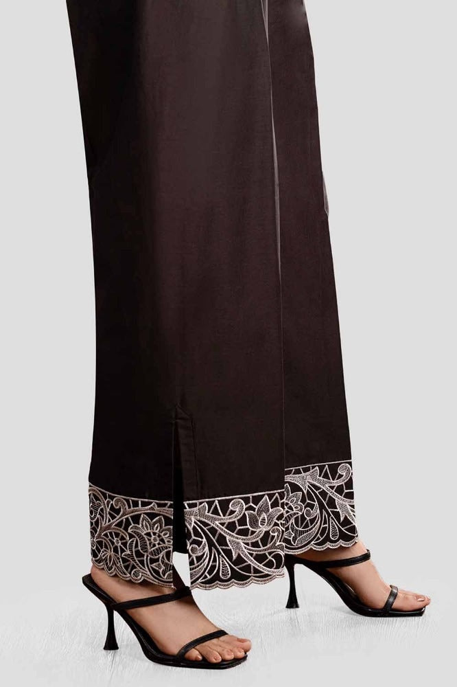 Unstitched Embroidered Cambric Trouser TR-42003